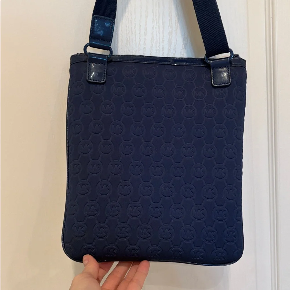 Michael Kors Dark Blue Messenger Bag‎ crossbody purse